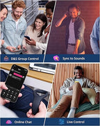r App Vibrating Penis Ring including D&S Group Control, Sync to Sounds, Online Chat, and Live Control.