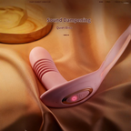 Thrusting Wearable Vibrator – Remote Controlled Clitoral & G-Spot
