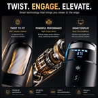 IPX7 waterproof USB-C rechargeable male masturbator