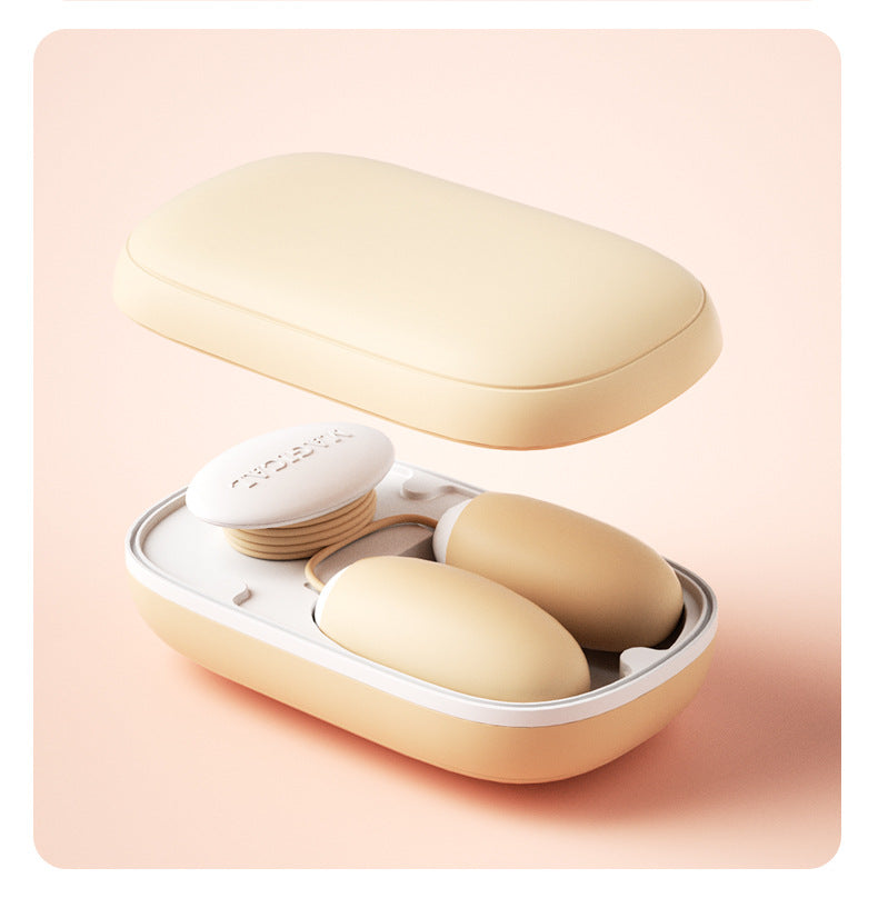 Beige Magic Box Vibrator Storage Case
