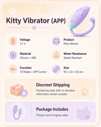 Remote Control Silicone Kitty Rabbit Vibrator for Women