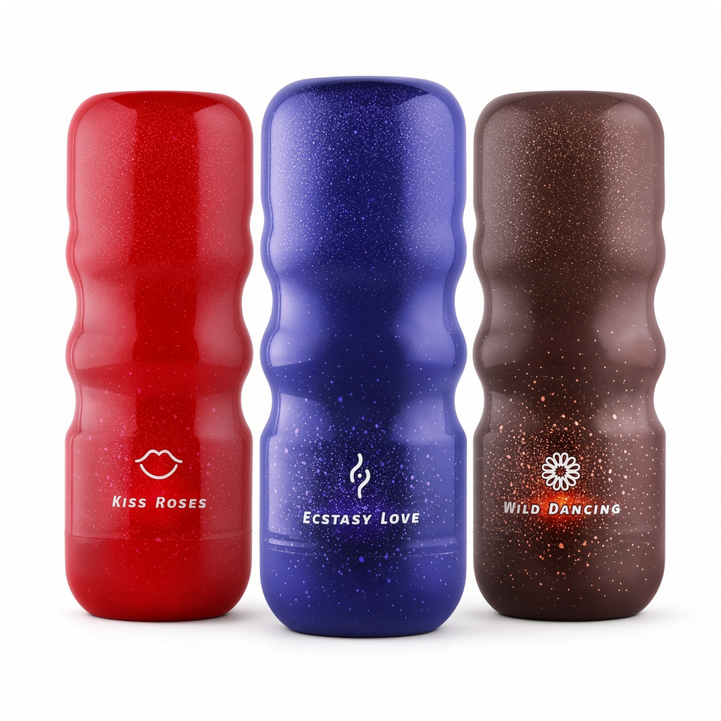 Cosmic Touch manual male masturbator in oral, vaginal, and anal style variants