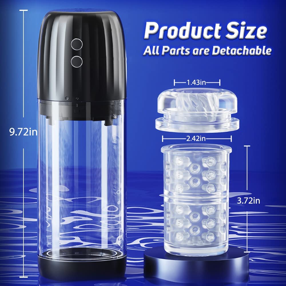 Mermaid masturbator dimensions with detachable sleeve measurements