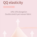 Stretchable plush fabric designed for a soft and flexible feel