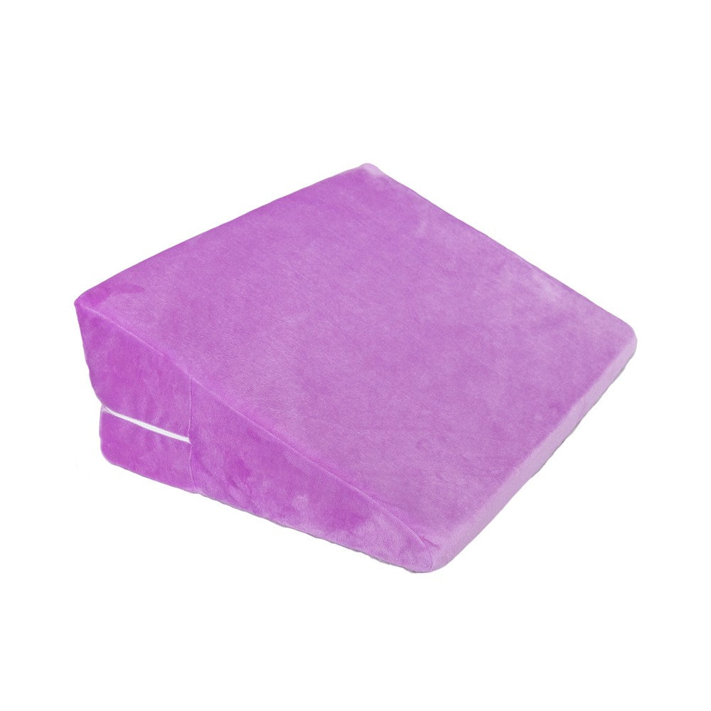 Purple wedge support pillow