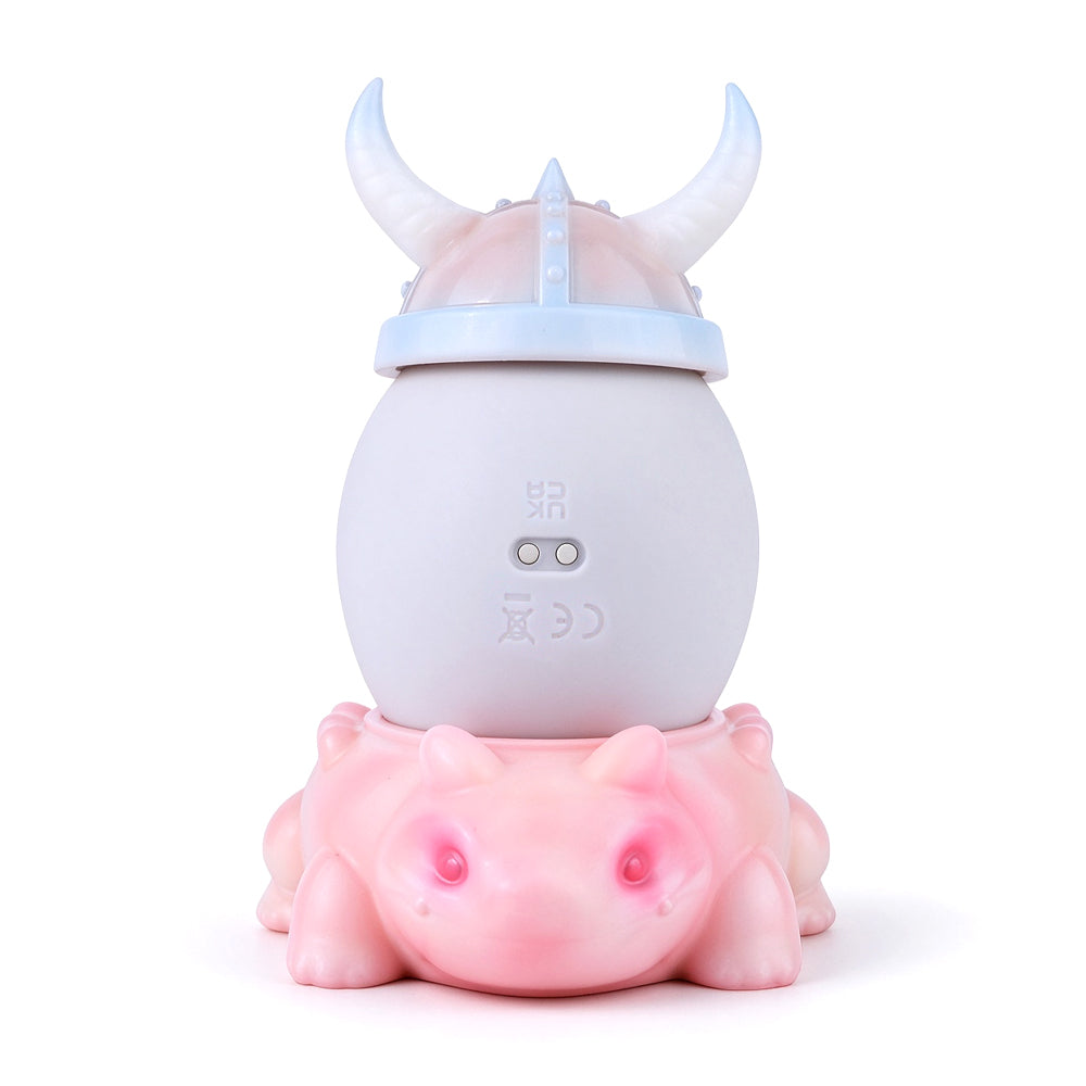 Light gray massager angled view on original white background