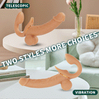 Comparison of vibrating and telescopic styles of the curved double-ended wearable dildo