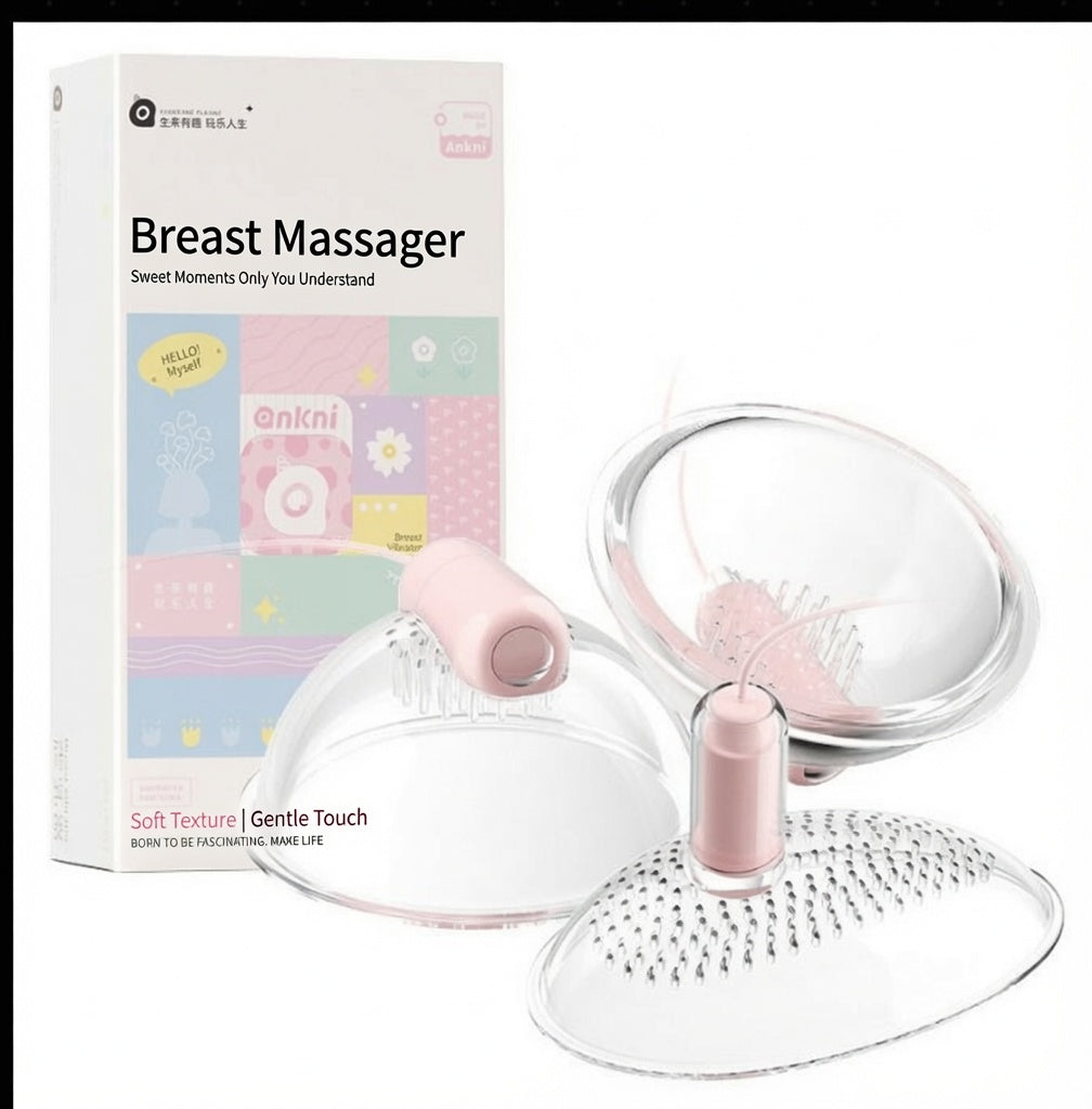 Breast & Clitoral Massager with Vibrating Egg