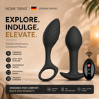 Remote Control Vibrating Anal Plug Set with Heating & Prostate Stimulation