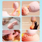 Mushroom Warm Suction Vibrator-G-Spot Massage