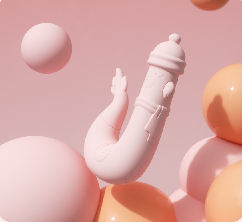 Sheep-Shape G-Spot & Clitoral Sucking Vibrator for Dual-Stimulation