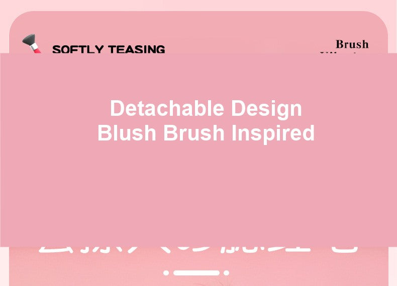 Detachable Makeup Brush Vibrator Blush Brush Design