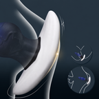 Wide T-shaped base on double-knot fantasy silicone plug