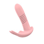 Wearable vibrator remote control in pink