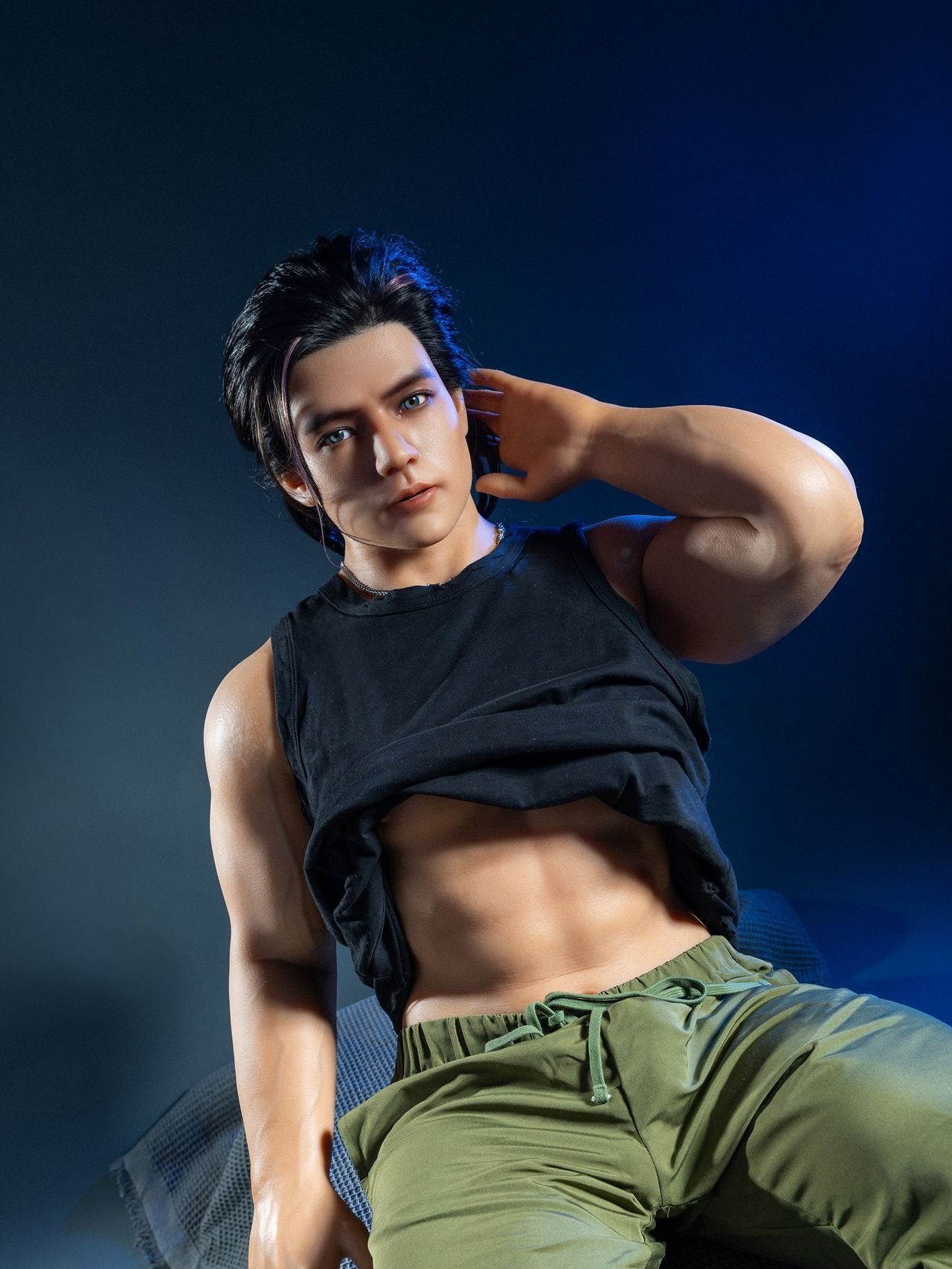 177cm Mixed Race Muscular Male Sex Doll - One Piece Non-Detachable