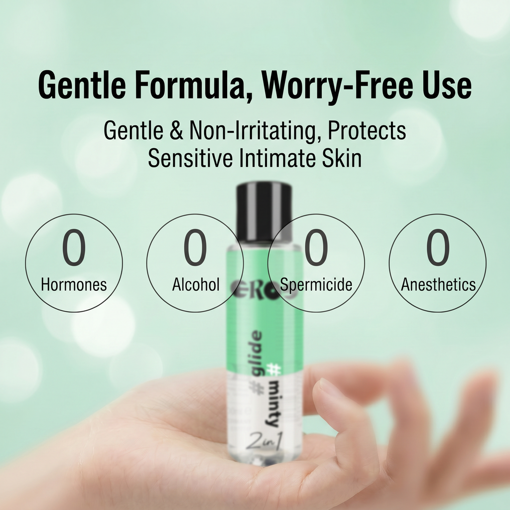 Silicone-Based Cooling Lubricant for Men, Long-Lasting Anal Lube