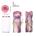 Small Eldritch Lips masturbator size guide with weight in ounces