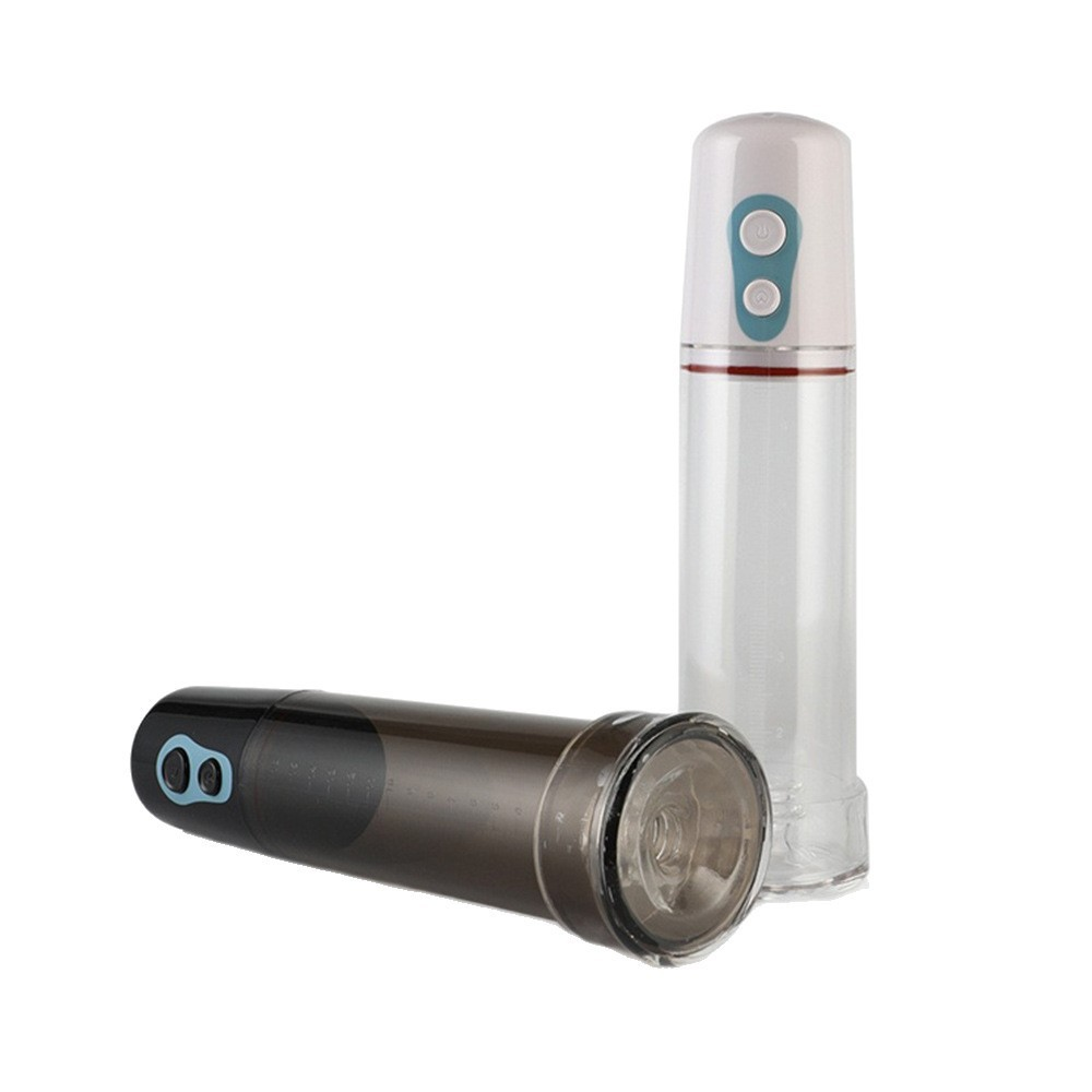 Electric penis pump shown from multiple angles