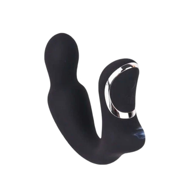 Male Prostate Massager - Rotating Vibrating Silicone Anal Plug