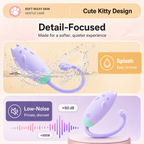 Remote Control Silicone Kitty Rabbit Vibrator for Women