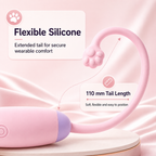 Flexible Tail Silicone Kitty Rabbit Vibrator