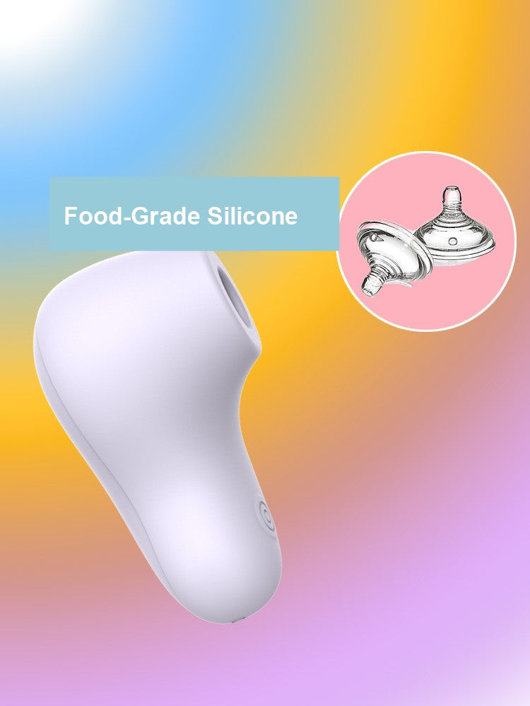 Food grade silicone suction vibrator detail image