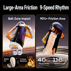 GENEX GX4 large area friction sleeve with nine speed rhythm and 40 mm thrust stroke