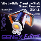 GENEX GX4 thrusting vibrating ball electric stroker with app features