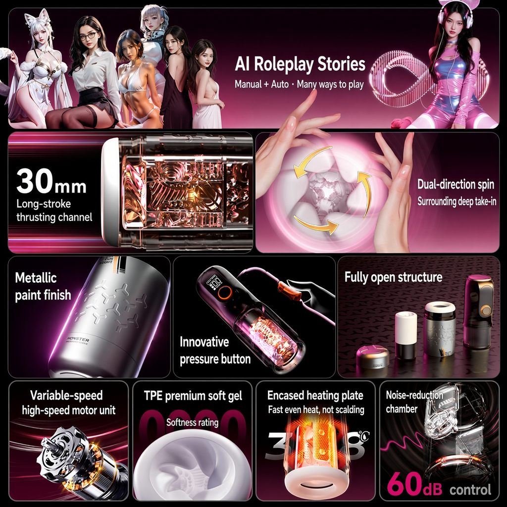 GENEX GX5 feature overview with 30 mm thrusting rotating sleeve pressure control heating and noise reduction