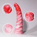 Liquid Silicone Suction Cup Dildo with Heart Tip – S/M/L