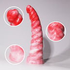 Liquid Silicone Suction Cup Dildo with Heart Tip – S/M/L