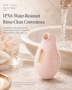 Compact Snail Air Pulse Suction Clitoral Vibrator