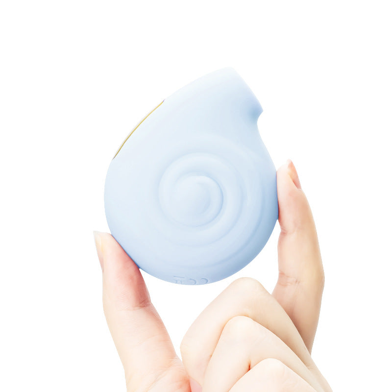 Compact Snail Air Pulse Suction Clitoral Vibrator