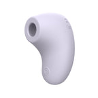 Lavender vacuum suction rabbit vibrator displayed on a clean white background