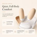 Magic Box vibrator with quiet full-body comfort and compact case