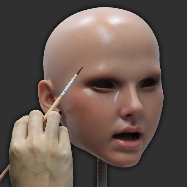 Mei 161 Realistic Head Painting