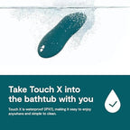 X Lying Vibrator in water, showcasing its waterproof feature for enjoyment in the bath.