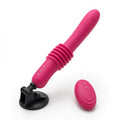 2.36" Deep Throat Sex Machine 3speeds,10modes,remote,dualsilicone,heat