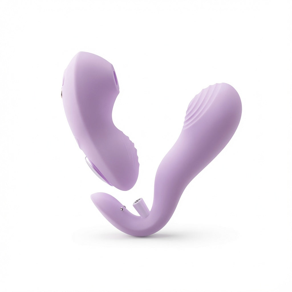 Detachable Suction app Vibrator with Portable Charging Case