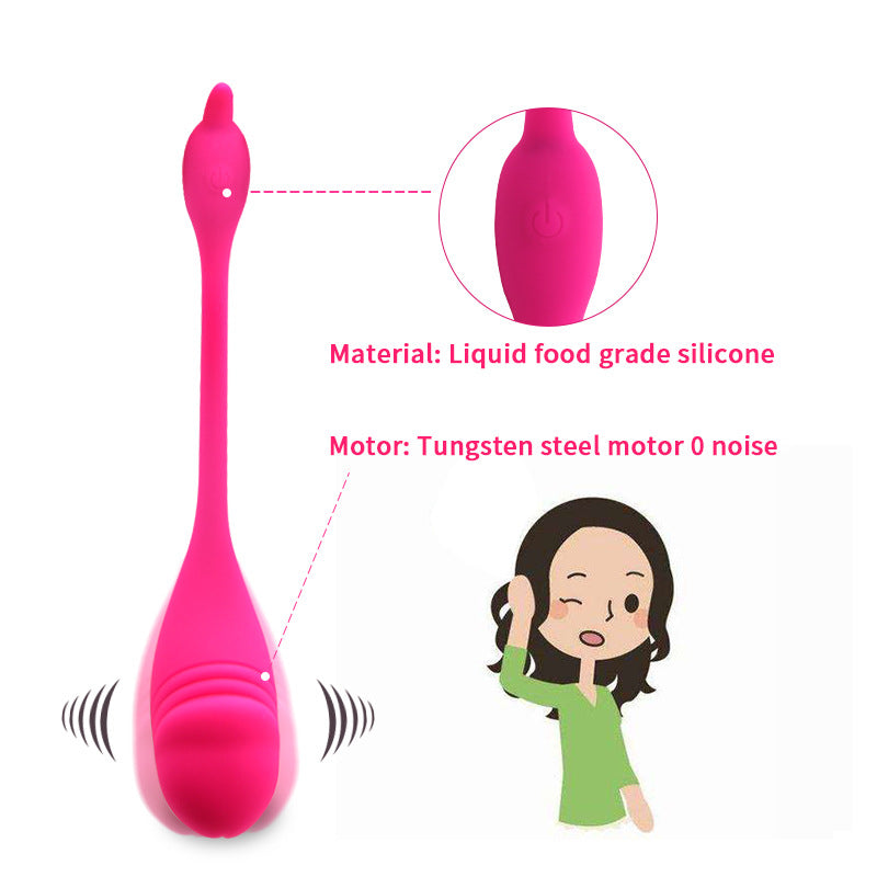Pink wearable app controlled vibrator material and quiet motor feature