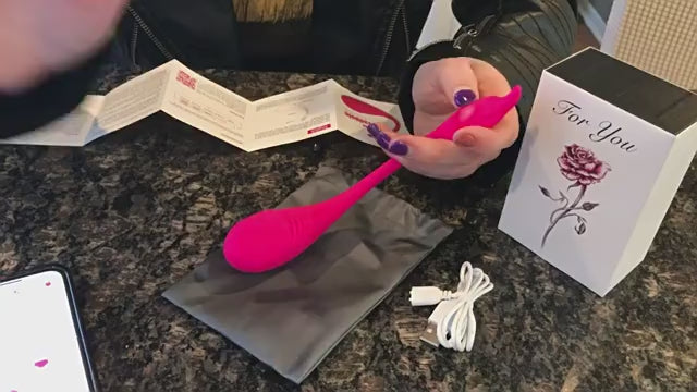 App-controlled wearable couple vibrator product video