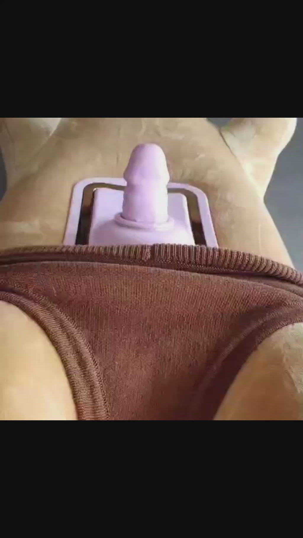 Dog plush pillow sex machine automatic thrusting demonstration
