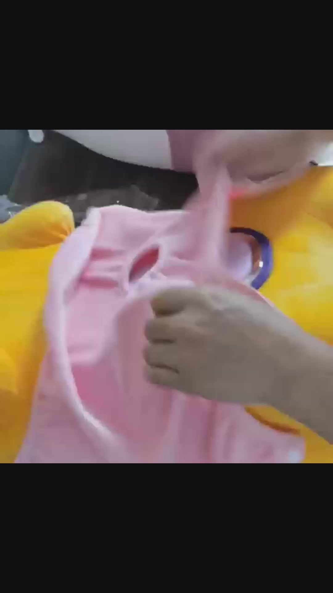 Fox plush pillow sex machine automatic thrusting demonstration