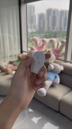 Plush Teddy Bear Pillow Thrusting Dildo Vibrator  Heating