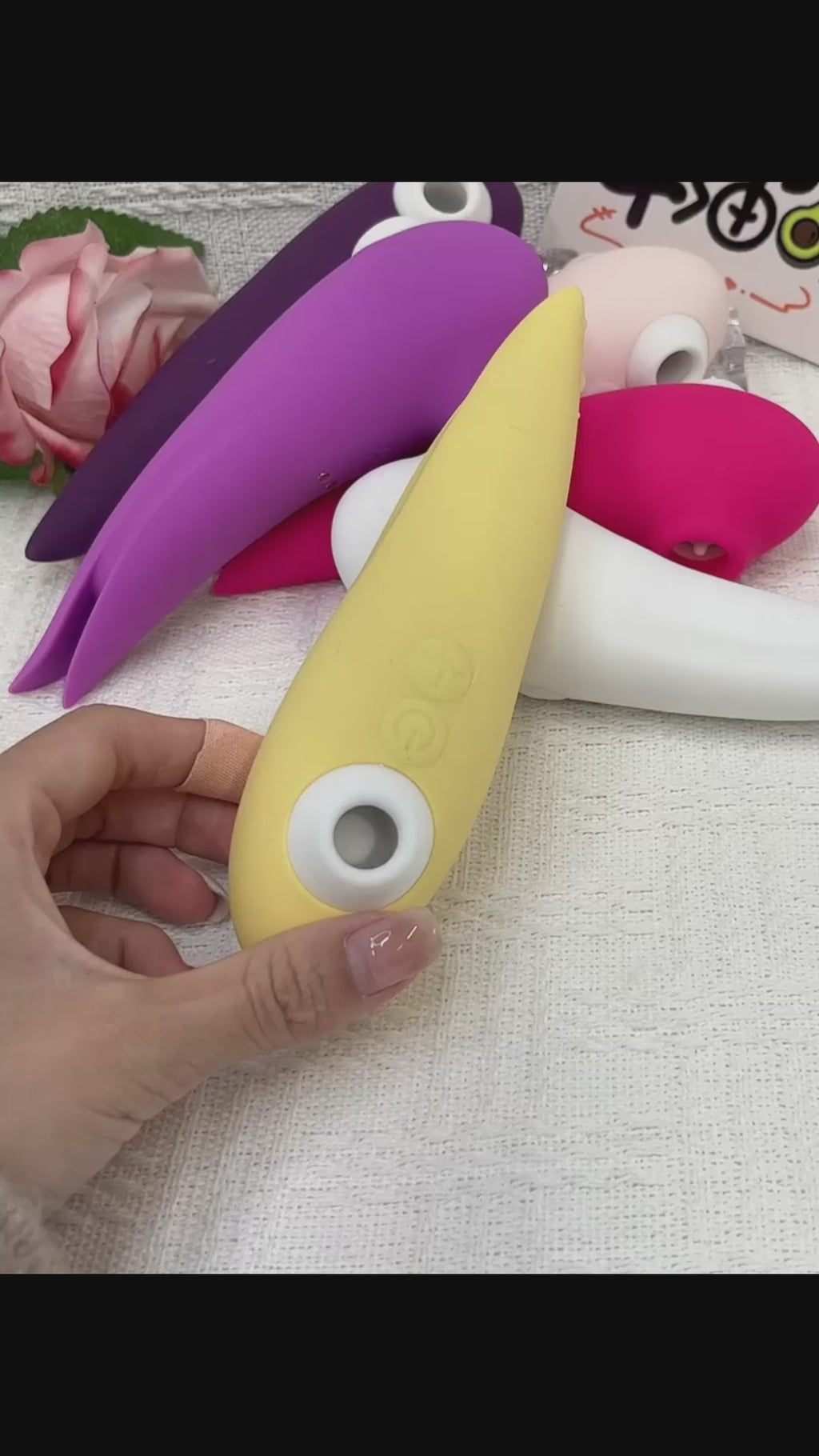 Mermaid Suction Vibrator with Tongue-Licking Stimulation