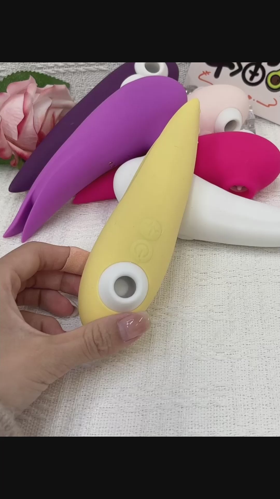 Mermaid Suction Vibrator with Tongue-Licking Stimulation