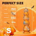Halloween pumpkin silicone fantasy dildo S size measurements