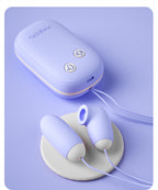 Purple Magic Box Vibrator With Suction Head