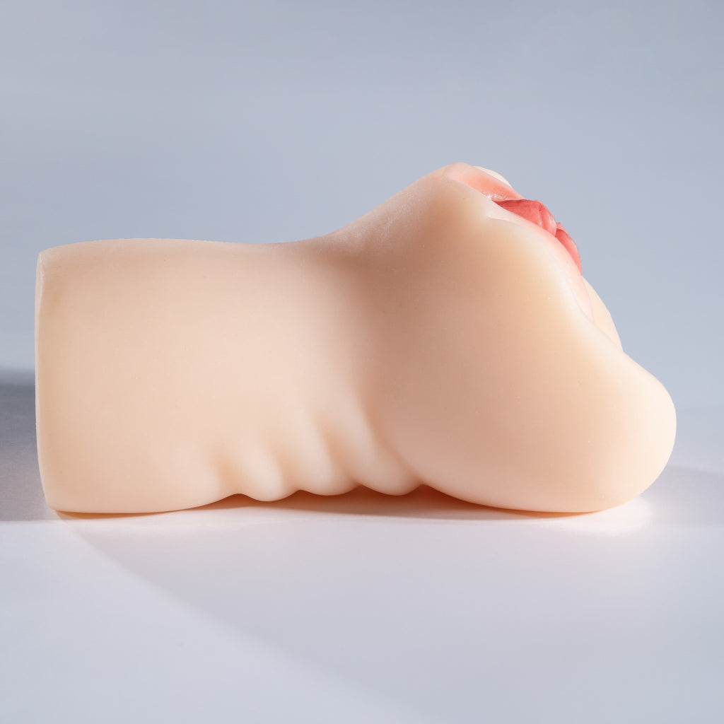 Realistic TPE male masturbator side profile