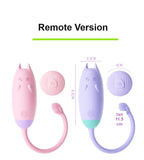 Remote Control Kitty Rabbit Vibrator Product Size